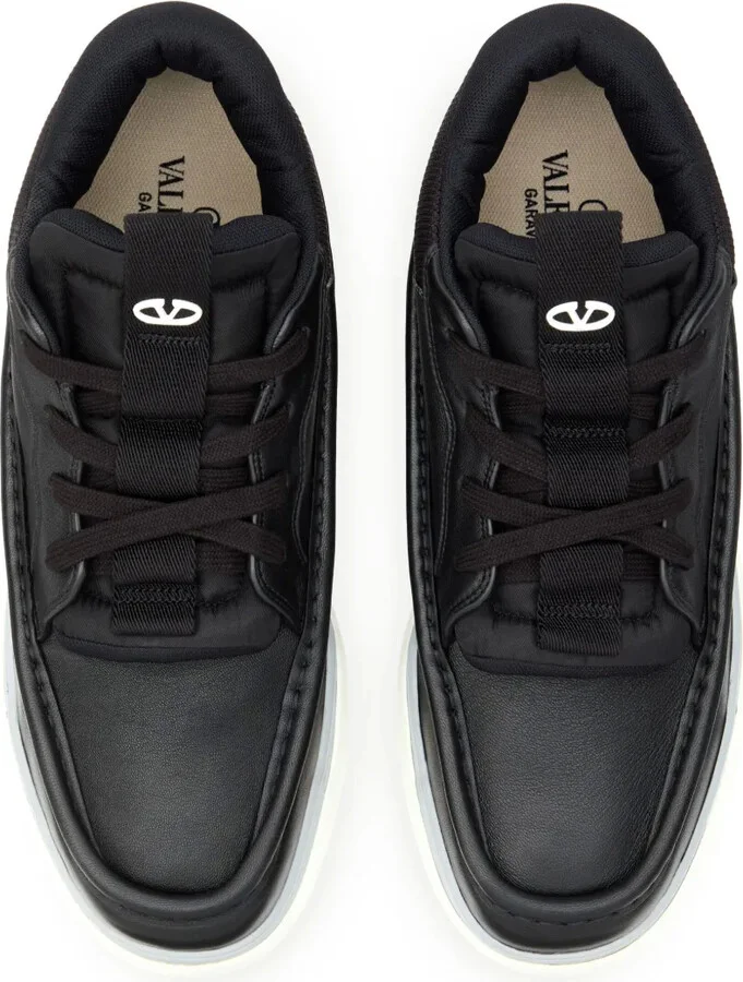 Leather Low-Top Sneakers - Image 4