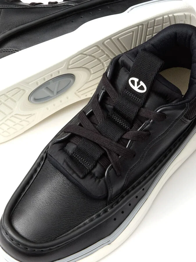 Leather Low-Top Sneakers - Image 5
