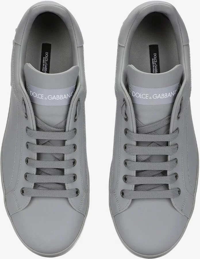 Leather Low-Top Sneakers - Image 3