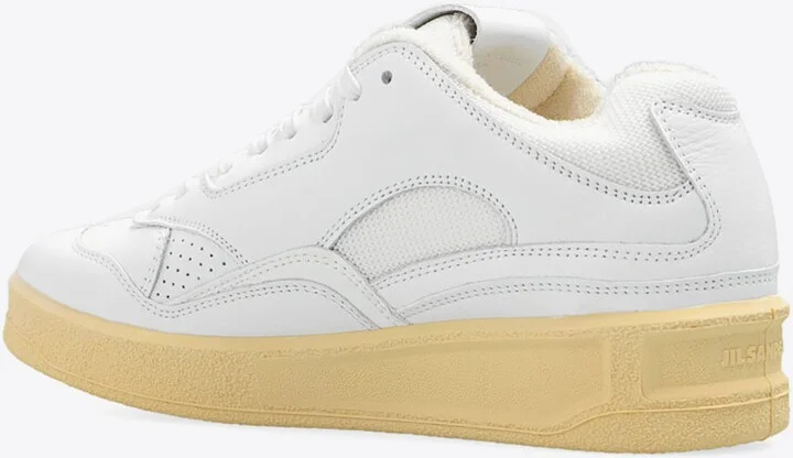 Leather Low-Top Sneakers - Image 2