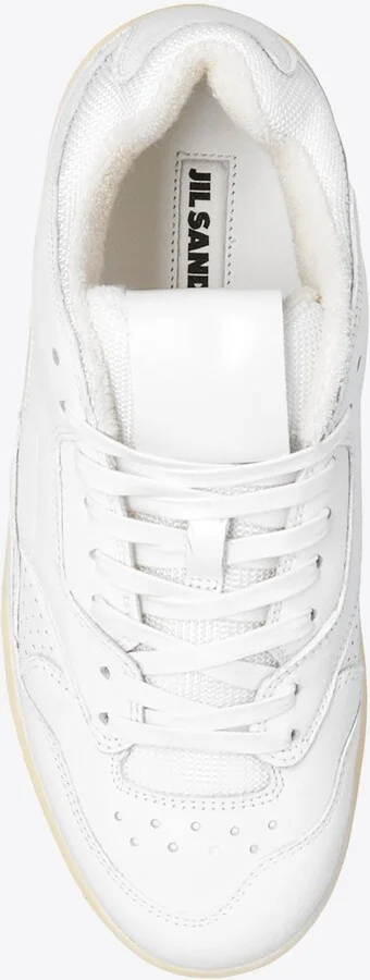 Leather Low-Top Sneakers - Image 3