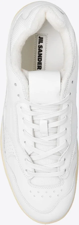 Leather Low-Top Sneakers - Image 3