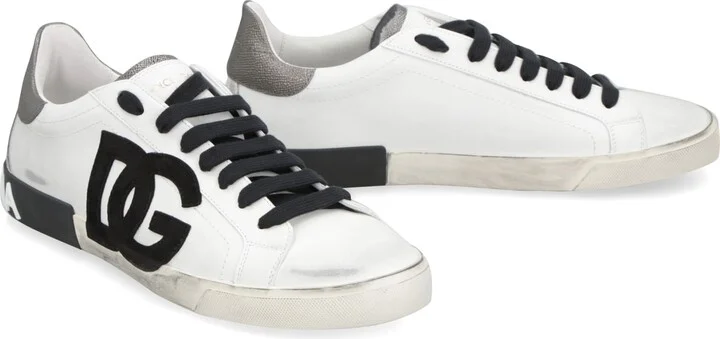 Leather Low-top Sneakers - Image 3