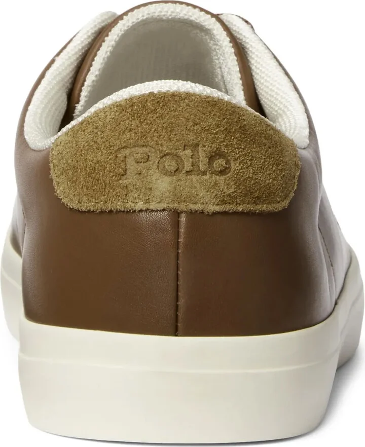 Leather Low-Top Sneakers - Image 3