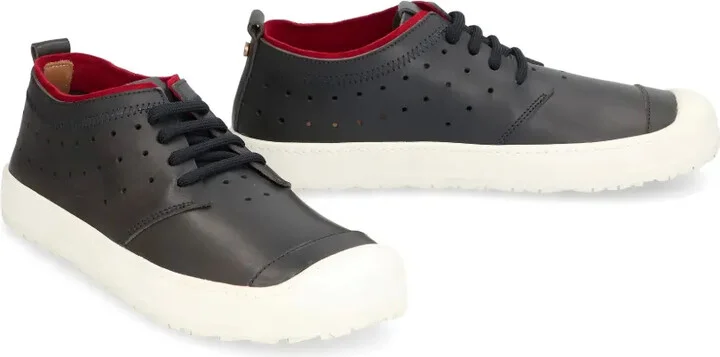 Leather Low-Top Sneakers - Image 2