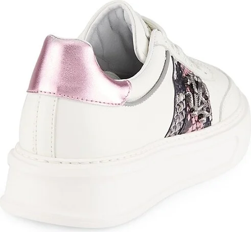 Leather Low-Top Sneakers - Image 3
