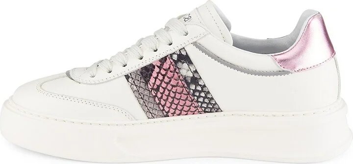 Leather Low-Top Sneakers - Image 4