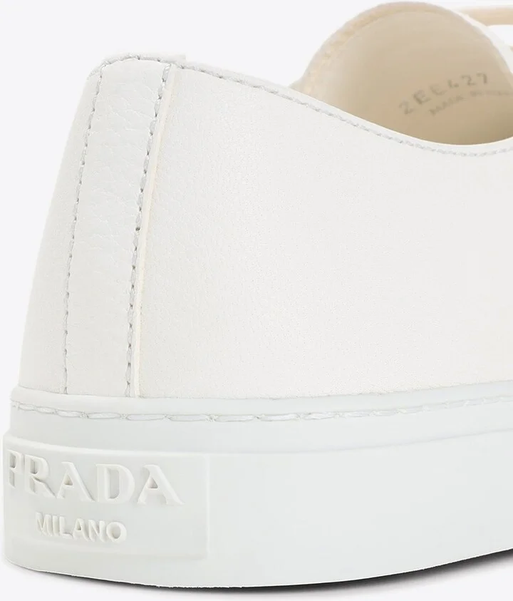 Leather Low-Top Sneakers - Image 3