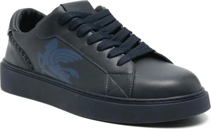 Leather Low-Top Sneakers - Image 2