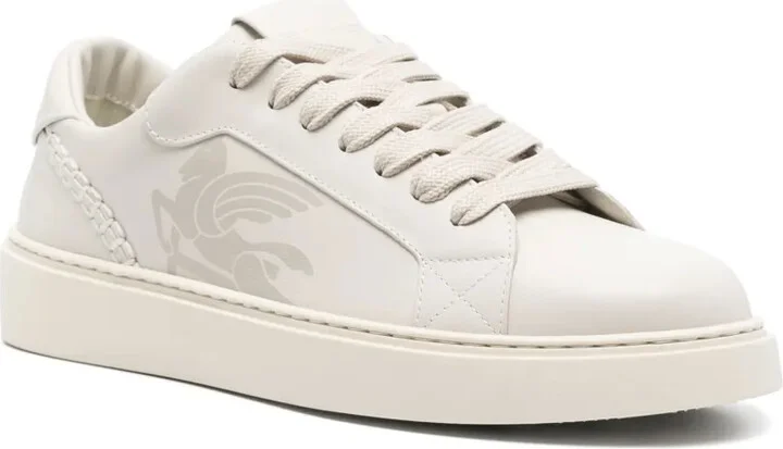 Leather Low-Top Sneakers - Image 2