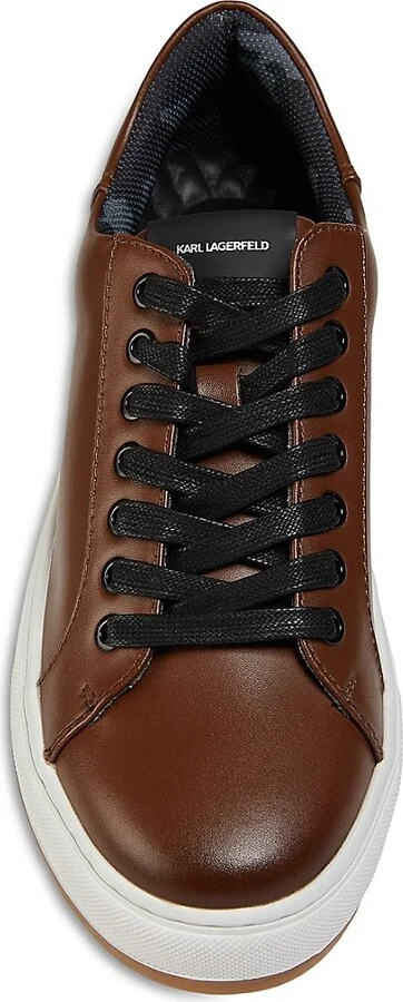 Leather Low-Top Sneakers - Image 5