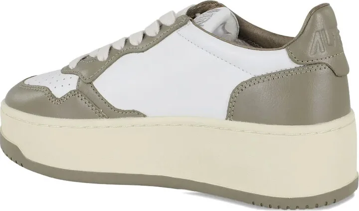 Leather Low-Top Sneakers - Image 3
