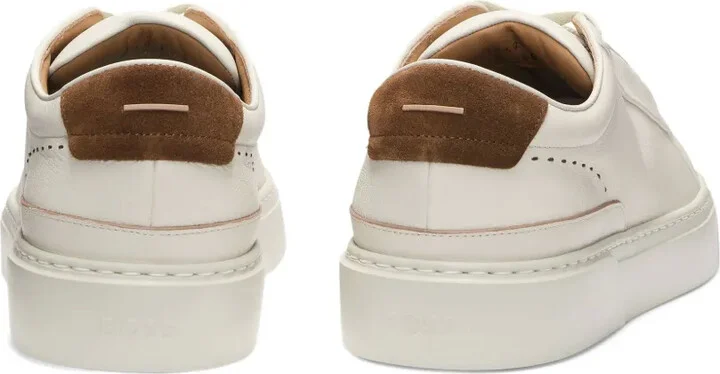 Leather Low-Top Sneakers - Image 3