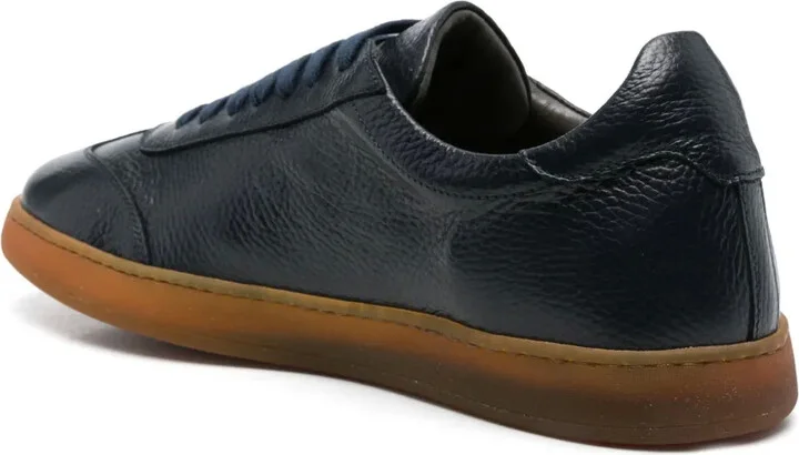 Leather Low-Top Sneakers - Image 3