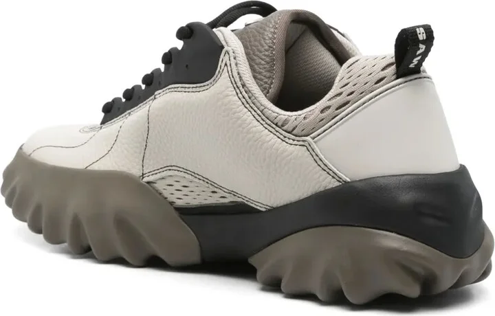 Leather Low-Top Sneakers - Image 3