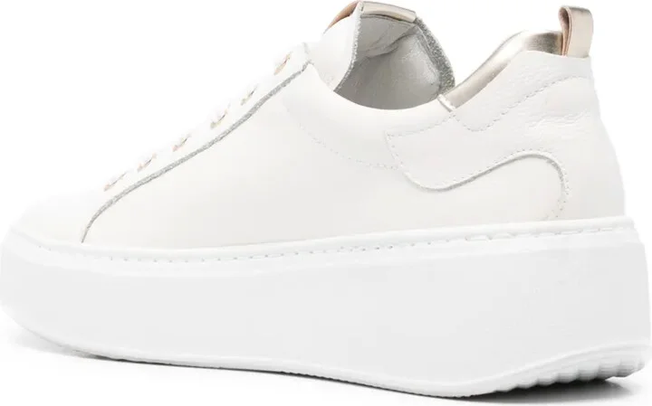 Leather Low-Top Sneakers - Image 3