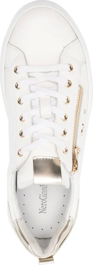 Leather Low-Top Sneakers - Image 4