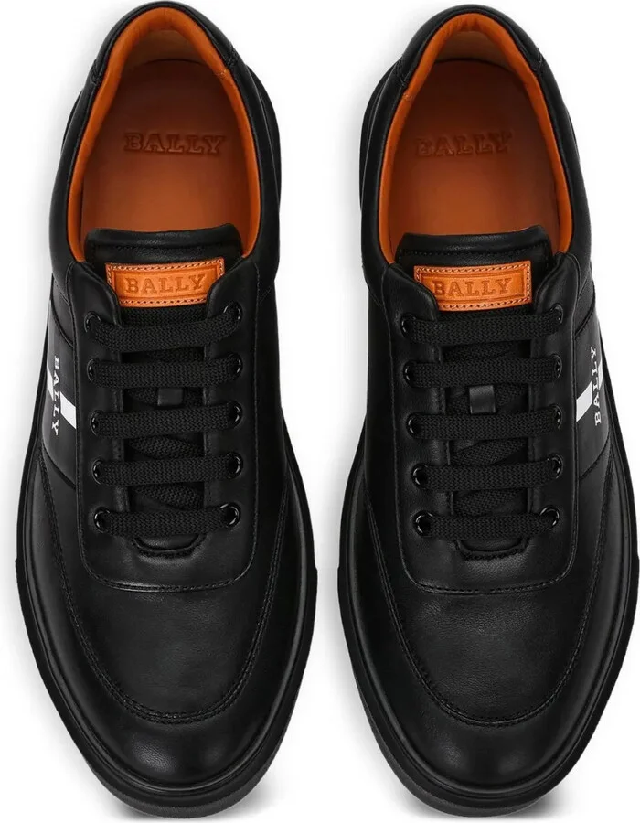 Leather Low-Top Sneakers - Image 4