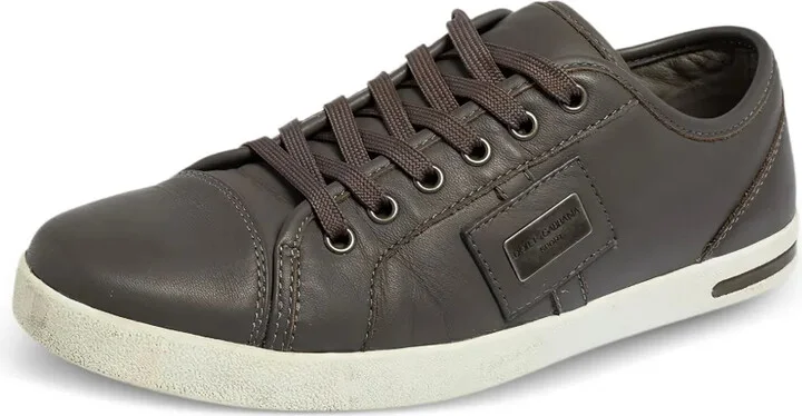 Leather Low-Top Sneakers - Image 2