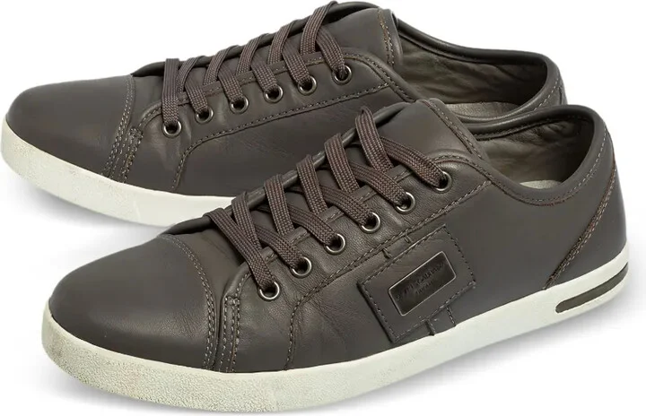 Leather Low-Top Sneakers - Image 4