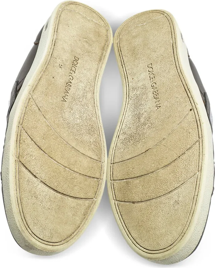Leather Low-Top Sneakers - Image 5
