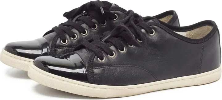 Leather Low-Top Sneakers - Image 3