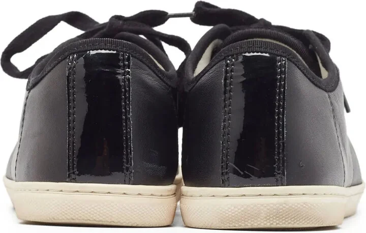 Leather Low-Top Sneakers - Image 4