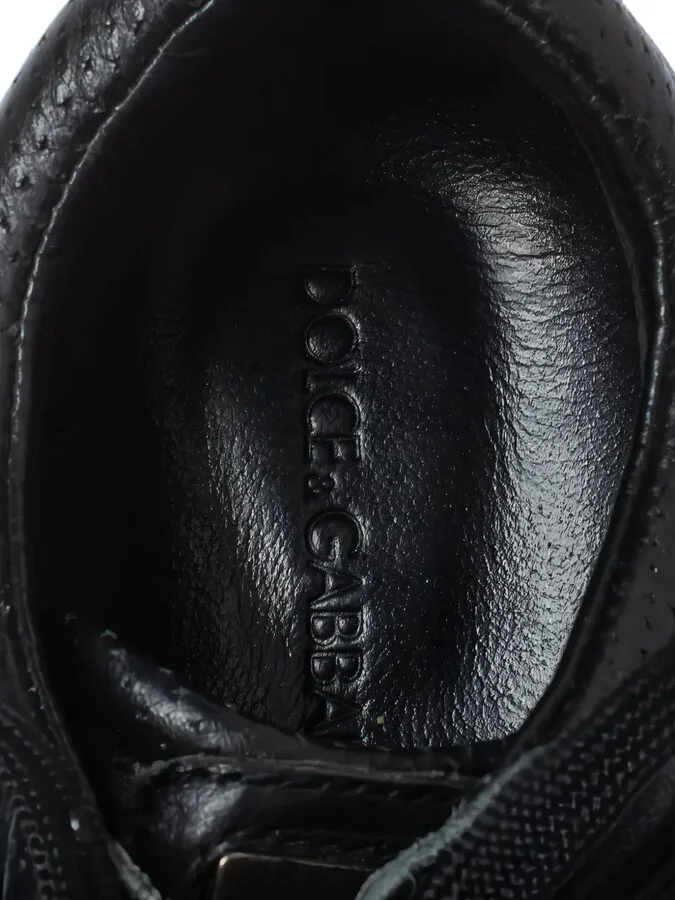 Leather Low-Top Sneakers - Image 4
