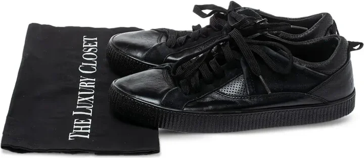 Leather Low-Top Sneakers - Image 5