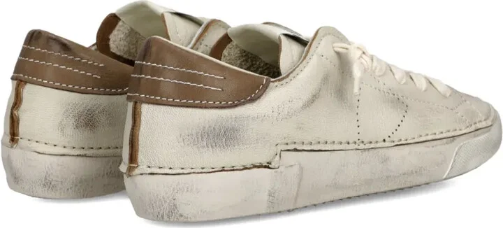 Leather Low-Top Sneakers - Image 3