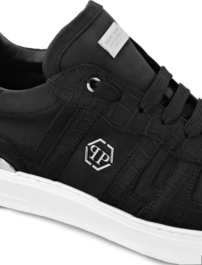 Leather Low-Top Sneakers - Image 4