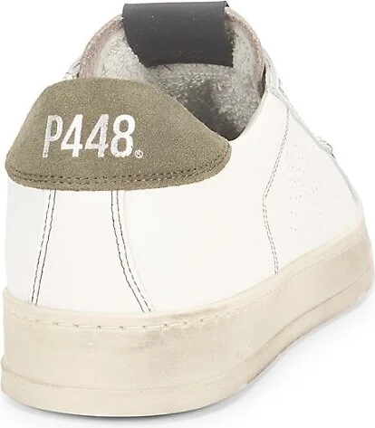 Leather Low-Top Sneakers - Image 3