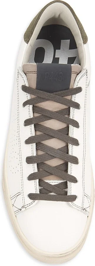 Leather Low-Top Sneakers - Image 5
