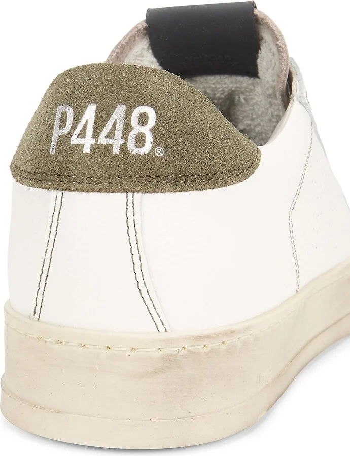 Leather Low-Top Sneakers - Image 6