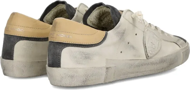 Leather Low-Top Sneakers - Image 3
