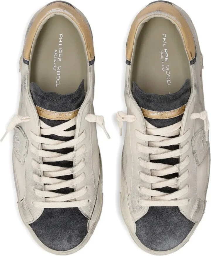 Leather Low-Top Sneakers - Image 4