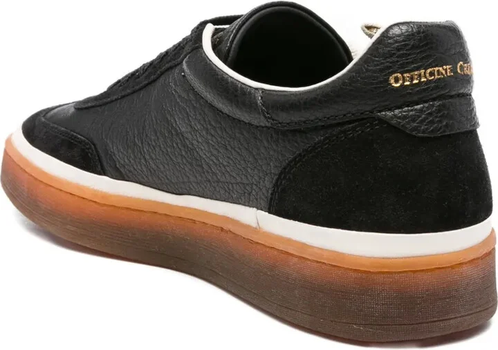 Leather Low-Top Sneakers - Image 3