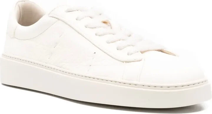 Leather Low-Top Sneakers - Image 2