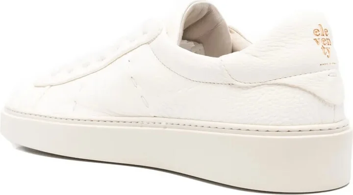 Leather Low-Top Sneakers - Image 3