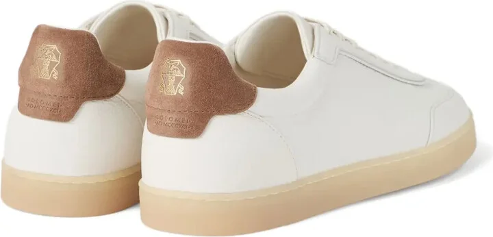 Leather Low-Top Sneakers - Image 3