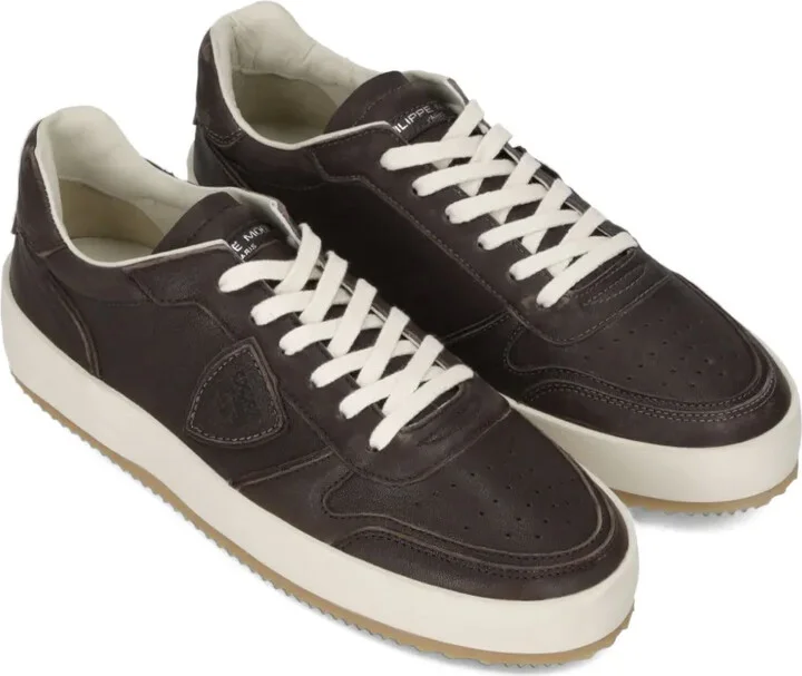 Leather Low-Top Sneakers - Image 2