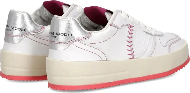Leather Low-Top Sneakers - Image 3