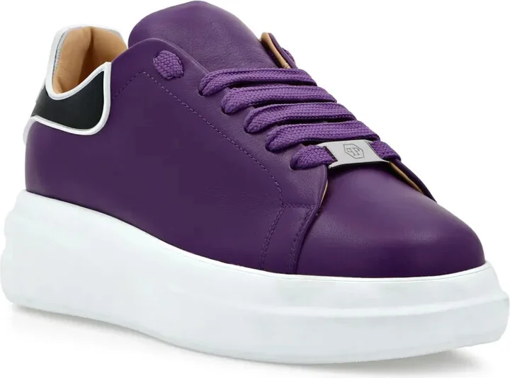 Leather Low-Top Sneakers - Image 2