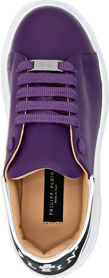Leather Low-Top Sneakers - Image 4