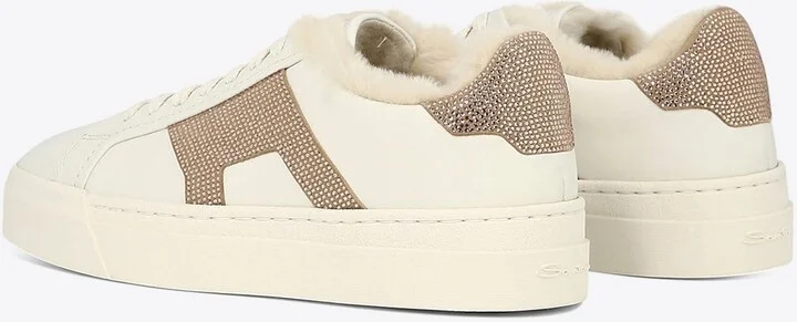 Leather Low-Top Sneakers - Image 3