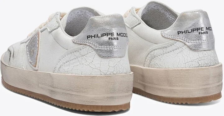 Leather Low-Top Sneakers - Image 3