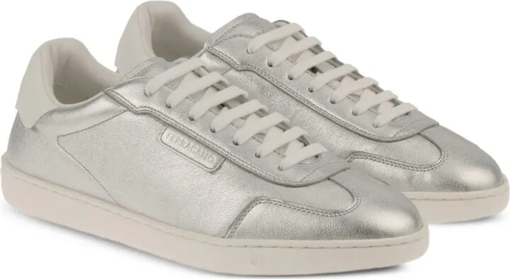 Leather Low-Top Sneakers - Image 2