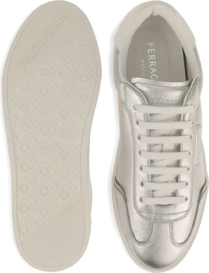 Leather Low-Top Sneakers - Image 4