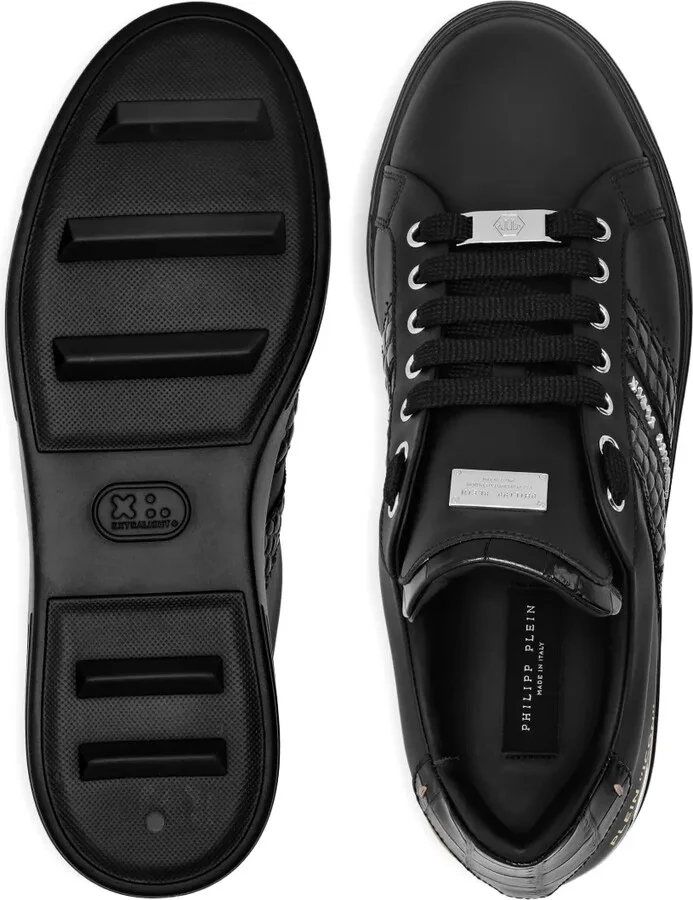 Leather Low-Top Sneakers - Image 3