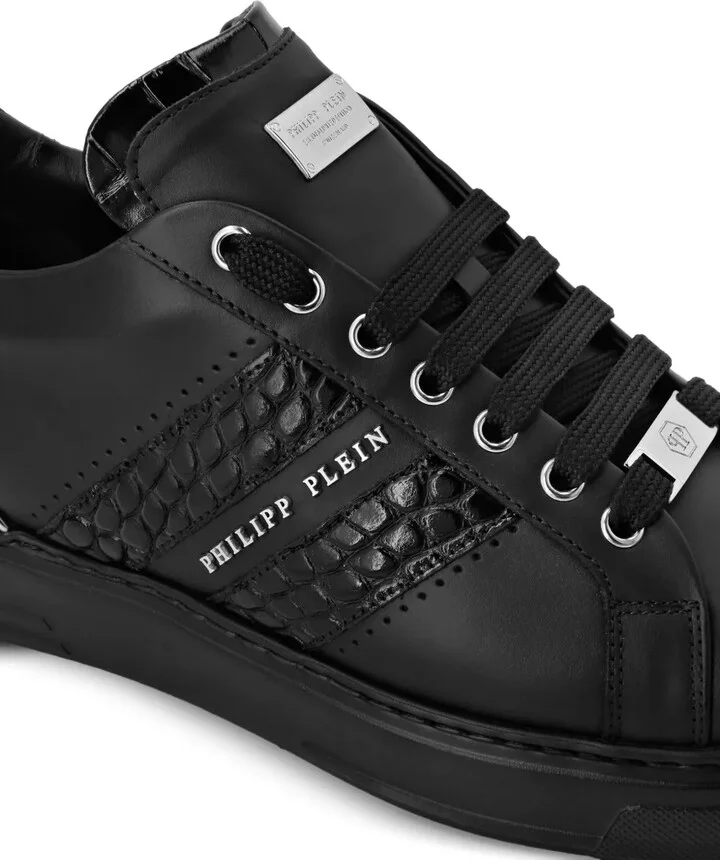 Leather Low-Top Sneakers - Image 4